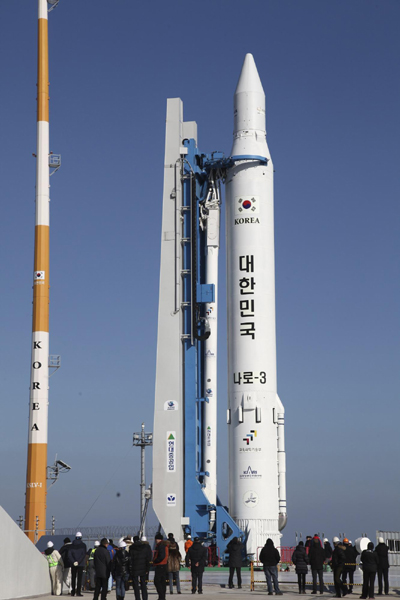 S. Korea to launch space rocket for 3rd attempt
