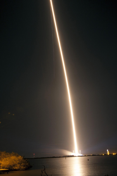 The United Launch Alliance Atlas V 401 rocket lifts off carrying NASA's Tracking and Data Relay Satellite-K, TDRS-K, at the Cape Canaveral Air Force Station, Florida, in this Jan 30, 2013 handout image courtesy of NASA. NASA launches TDRS-K spacecraft