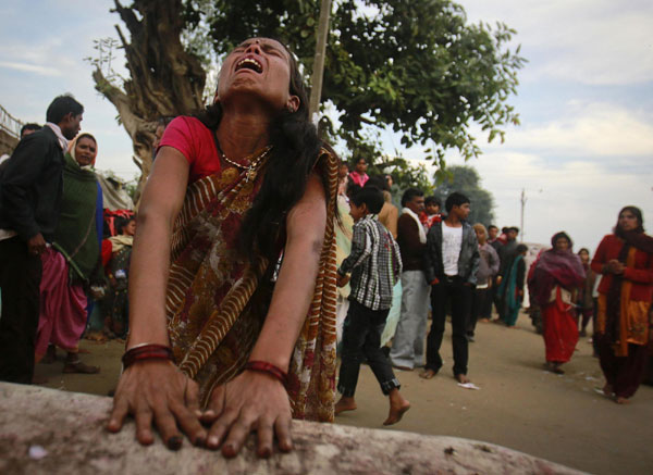 Indians exorcised of evil spirits at ghost fair