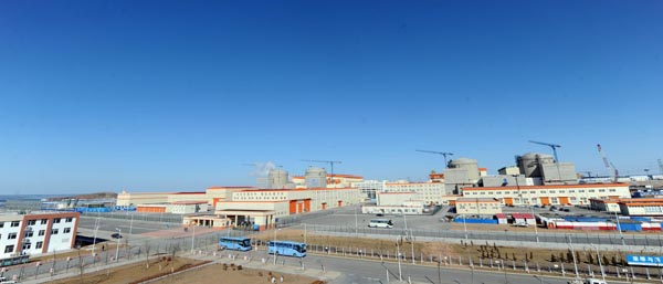The Hongyanhe nuclear power station near Wafangdian in Northeast China's Liaoning province, Feb 19, 2013. Inside Northeast China's first nuclear plant