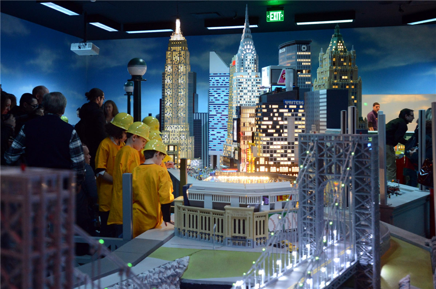 LEGO Miniland of Manhattan's iconic landmarks