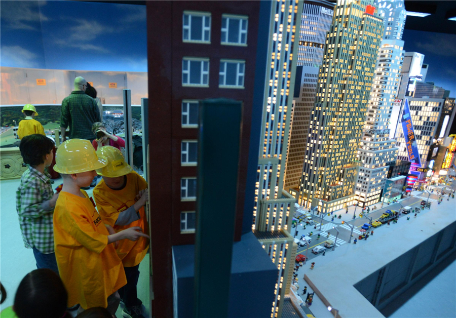 LEGO Miniland of Manhattan's iconic landmarks