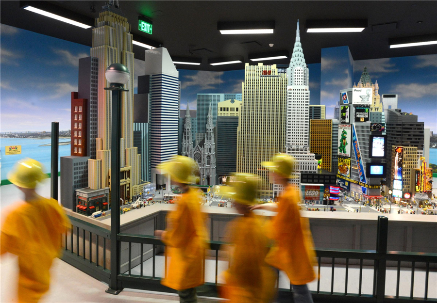 LEGO Miniland of Manhattan's iconic landmarks