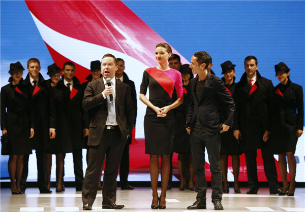 Qantas unveils new uniforms