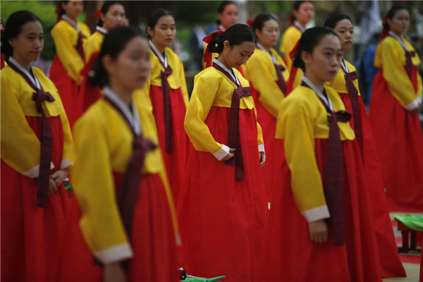 Traditional coming-of-age day ceremony in Seoul