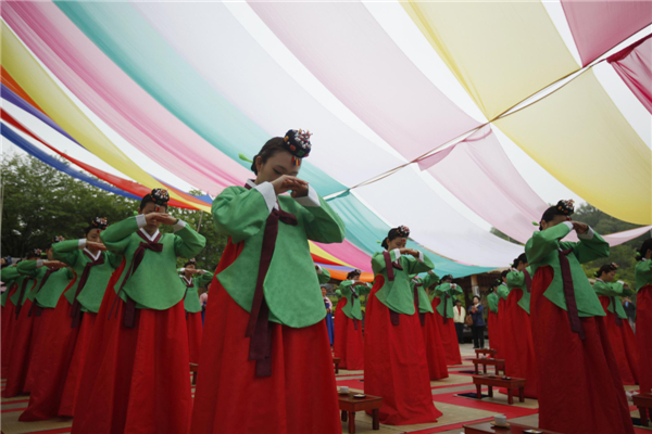 Traditional coming-of-age day ceremony in Seoul