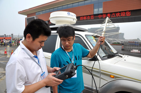 Monitoring around test sites