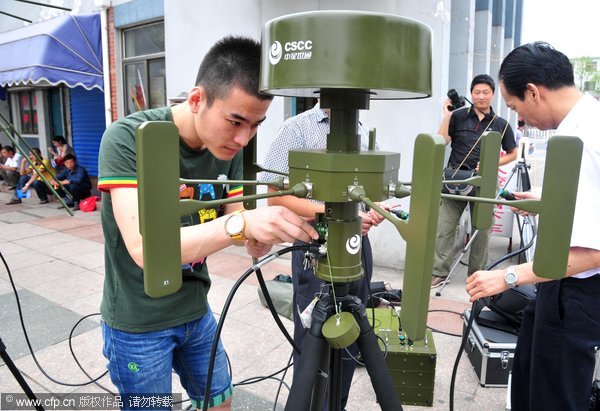 Monitoring around test sites