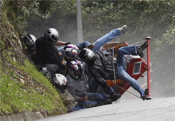 Roller Cart Festival in Colombia