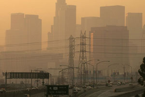 Wuhan area wrapped in smog