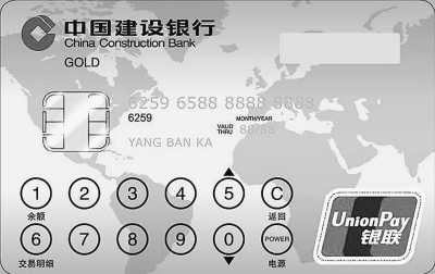 數(shù)字顯示信用卡公開發(fā)行