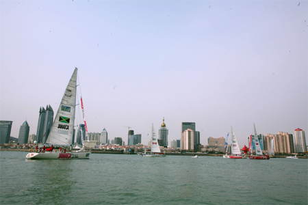 Clipper Race arrives in Qingdao