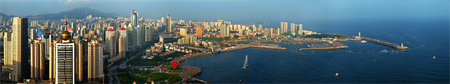 Picturesque views of Qingdao Olympic Sailing Center