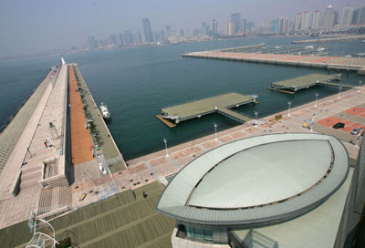 Picturesque views of Qingdao Olympic Sailing Center