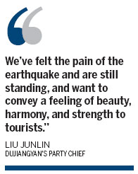 Quake-struck town rises to new glory