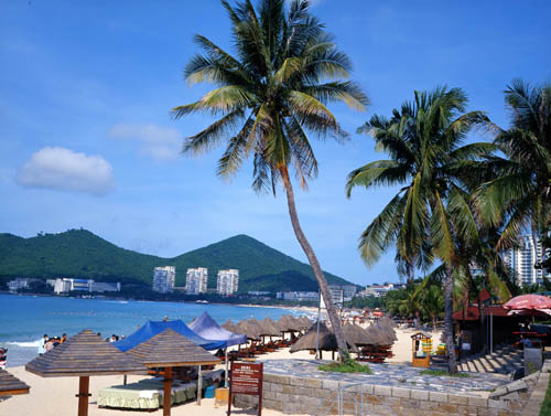 Scenic view of Sanya
