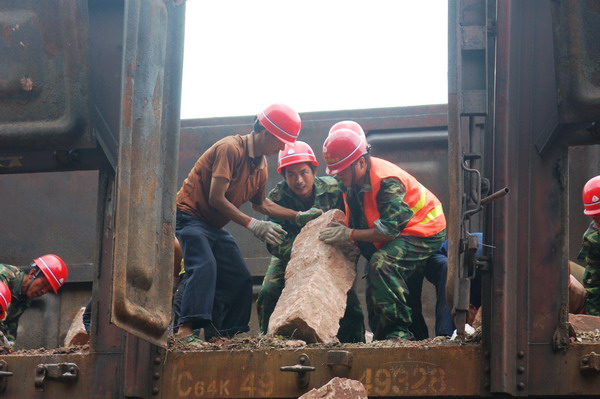 Railway resumes operation after landslides