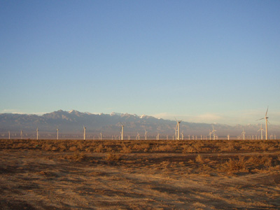 Angular support for the winding tower