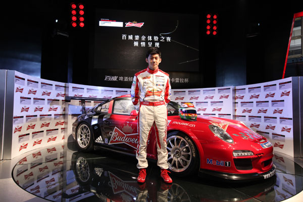 Chinese racing driver Tung Ho-Pin. Budweiser becomes PCCA new partner