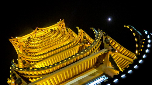 Night view of Chengdu