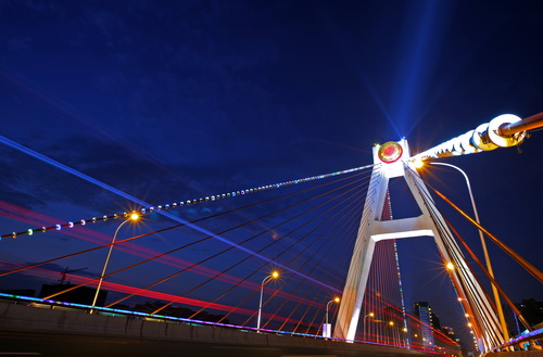 Night view of Chengdu