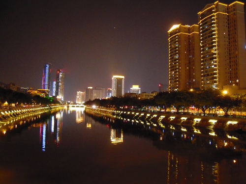 Night view of Chengdu