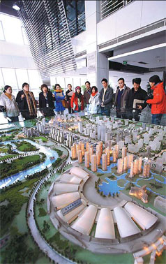 City leading light of development in western China