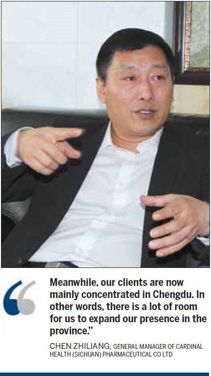 Cardinal Health spies opportunity in Sichuan