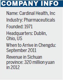 Cardinal Health spies opportunity in Sichuan