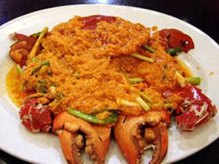 Cracked crab with curry