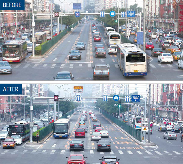 Traffic about-face seeks to ease congestion on Beijing streets