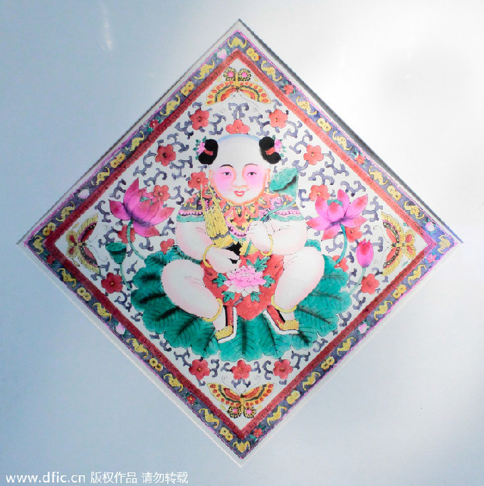 New Year paintings decorate Shanghai