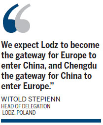 Chengdu's European connections