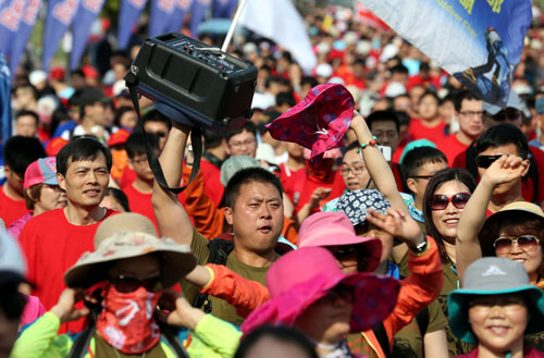 Wuxi Taihu Lake hiking event held