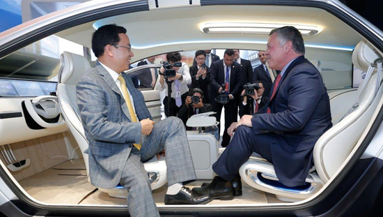 約旦國王阿卜杜拉二世蒞臨漢能，雙方尋求在中東樹立合作典范