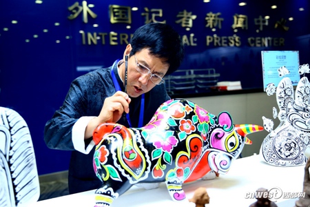 Intangible cultural heritages highlights Shaanxi promotion event