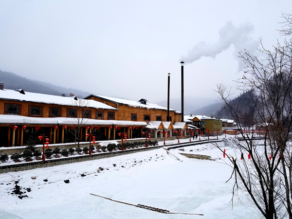 Snow turns Xuexiang village into winter wonderland