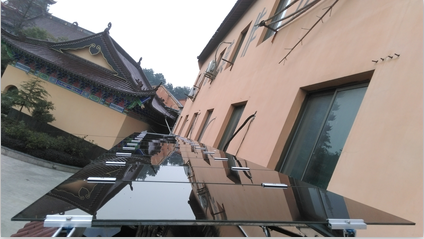 千年古剎煥新顏,梧桐寺安裝漢能產(chǎn)品