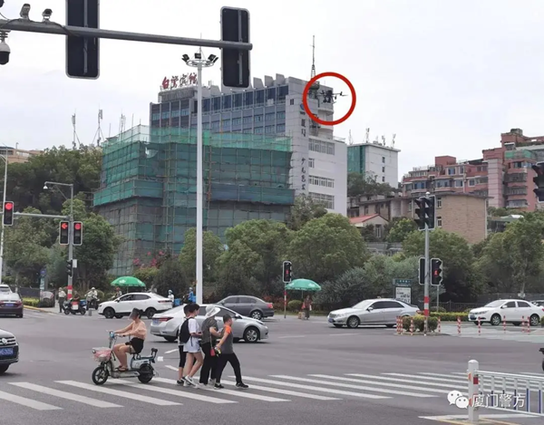 Xiamen police drones start first patrol