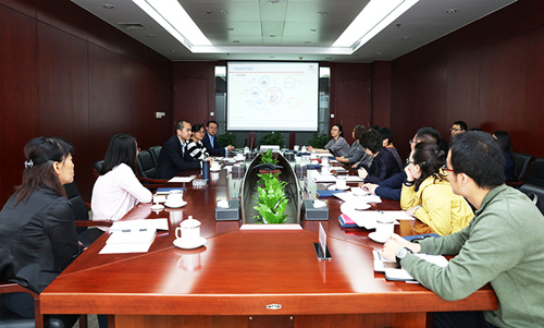 Officials from finance bureau visit E-Town Capital