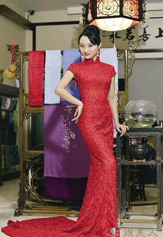 Liangjiang company customizes cheongsam