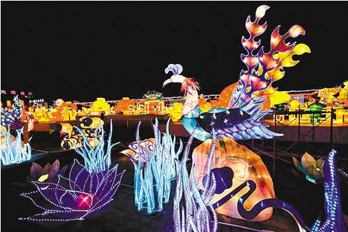 Liangjiang lights up to welcome New Year