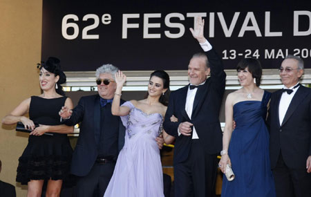 Cast member Cruz arrives on the red carpet for the screening of film at Cannes