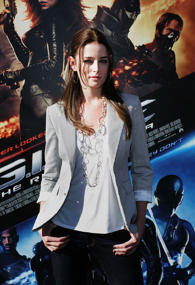 Sienna Miller at press call for G.I Joe The Rise of The Cobra at Simmer On The Bay