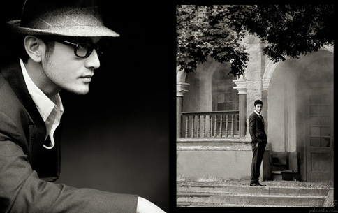 Huang Xiaoming's high profile in Men's style
