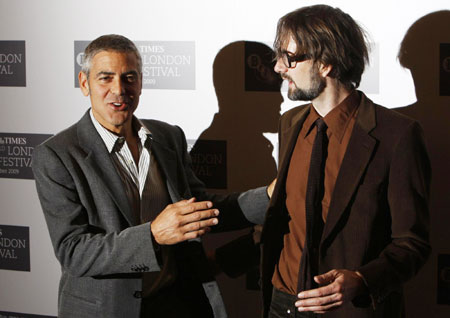 Clooney,Cindy Crawford at world premiere of film