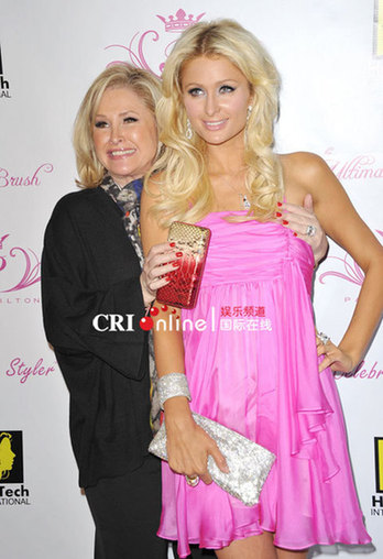 Paris Hilton at launch party for hair and beauty line