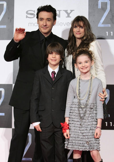 Cast members attend at a red carpet event for the movie