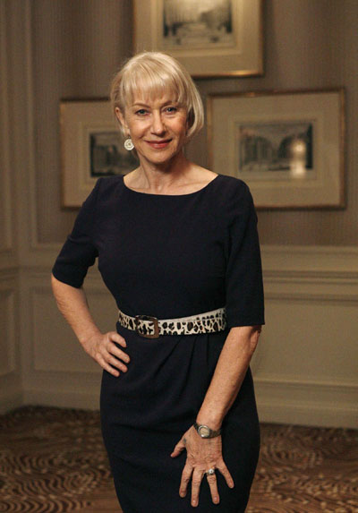 Helen Mirren shows up for a portrait in Beverly Hills