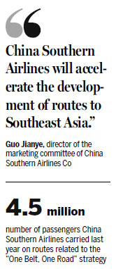'Belt and Road' to pay off for China Southern